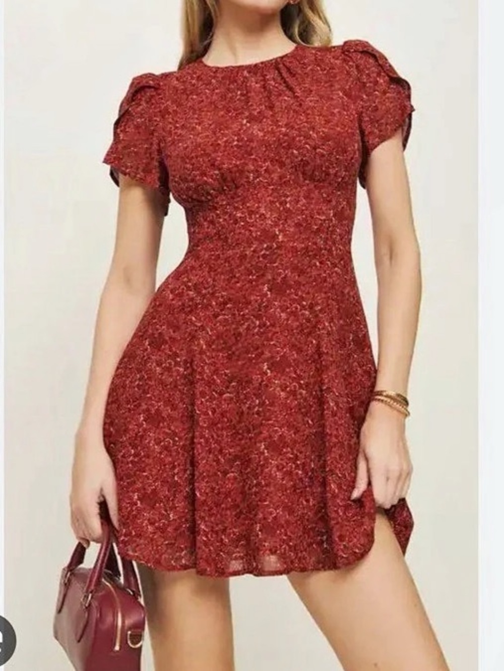 Reformation Rosaline Floral Mini Dress Size 4 NWT